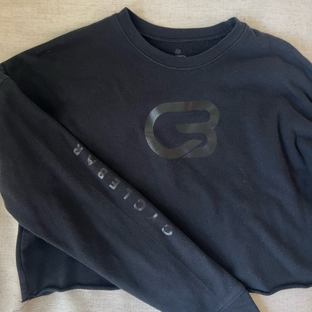 Cyclebar crop sweatshirt